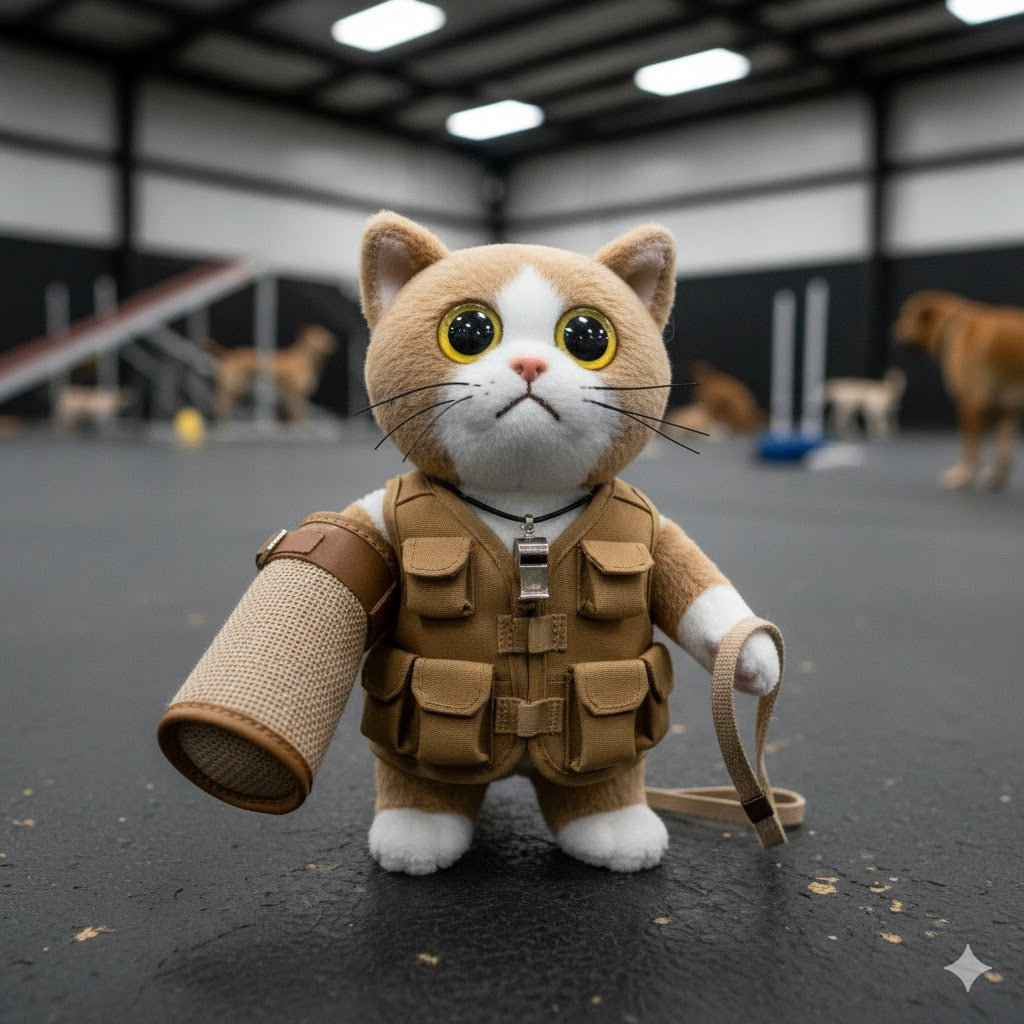 Cat Dog Trainer Plushie