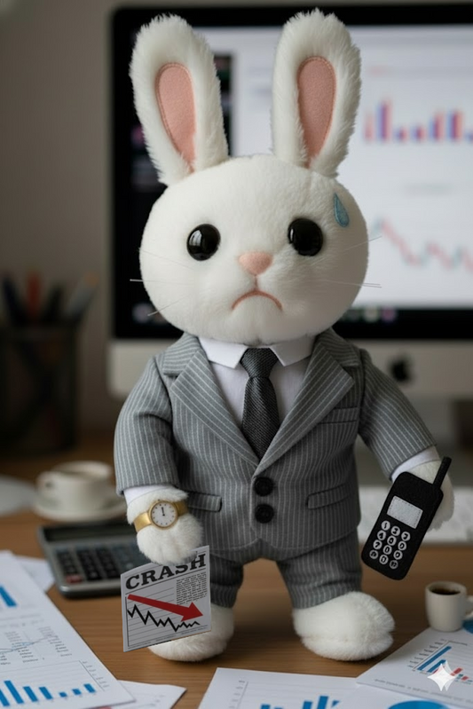 Rabbit Stockbroker Plushie